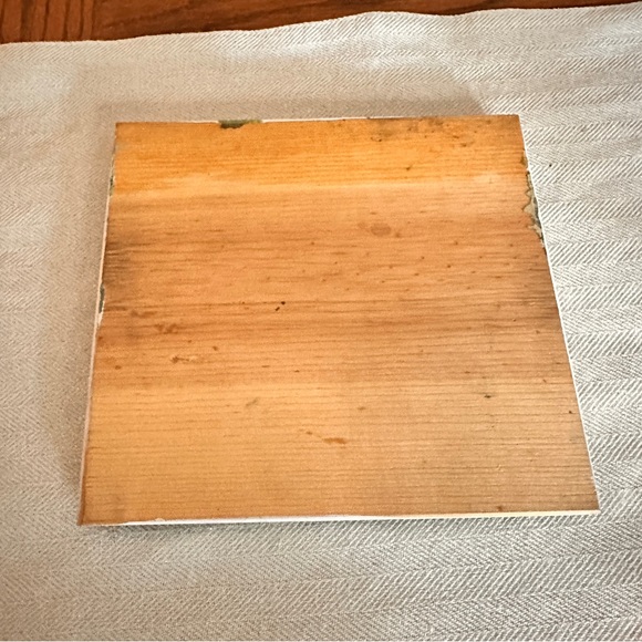 Floral Painted Wooden Plaque - Picture 5 of 5